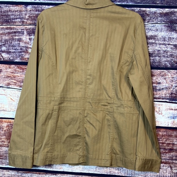 Bass G.H. bass & Co. Utility Classic Blazer Textured Town Tan Size L - Picture 3 of 9